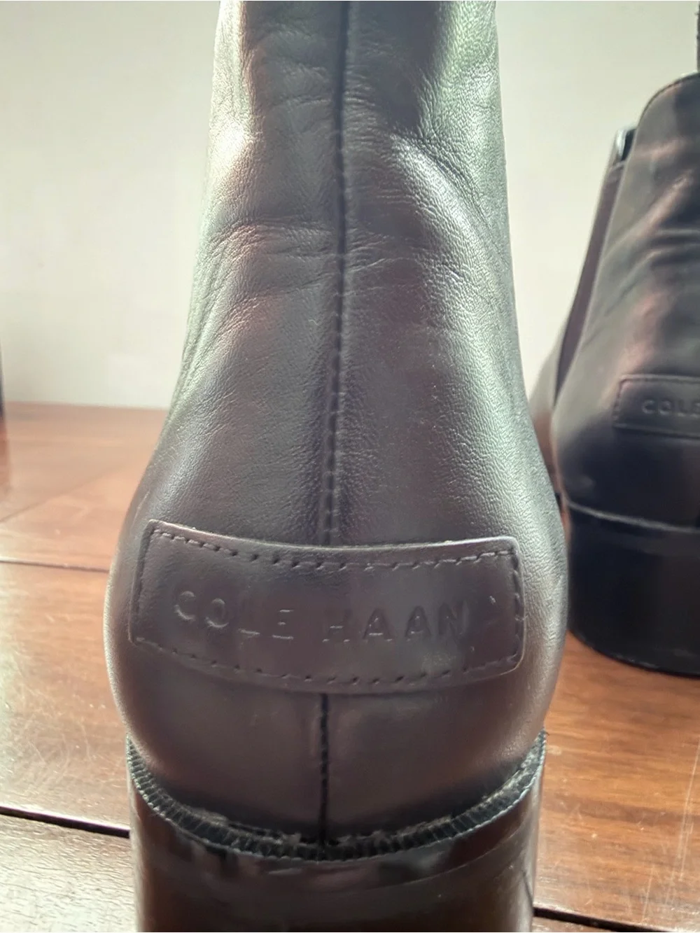 Cole Haan Black Leather Chelsea Ankle Boots- 9.5- Grand Series